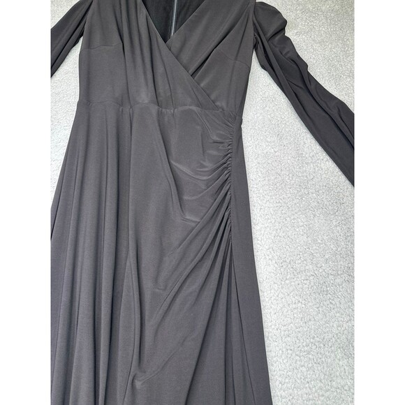 LAUNDRY BY SHELLI SEGAL Cold Shoulder Jersey Gown (Size 4) Black - Picture 5 of 8